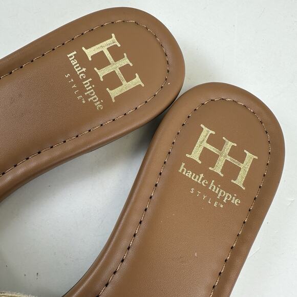 Haute Hippie Style Embro Slide Sandal Geometric Southwest Aztec Flat Shoe Size 7 - Picture 8 of 9